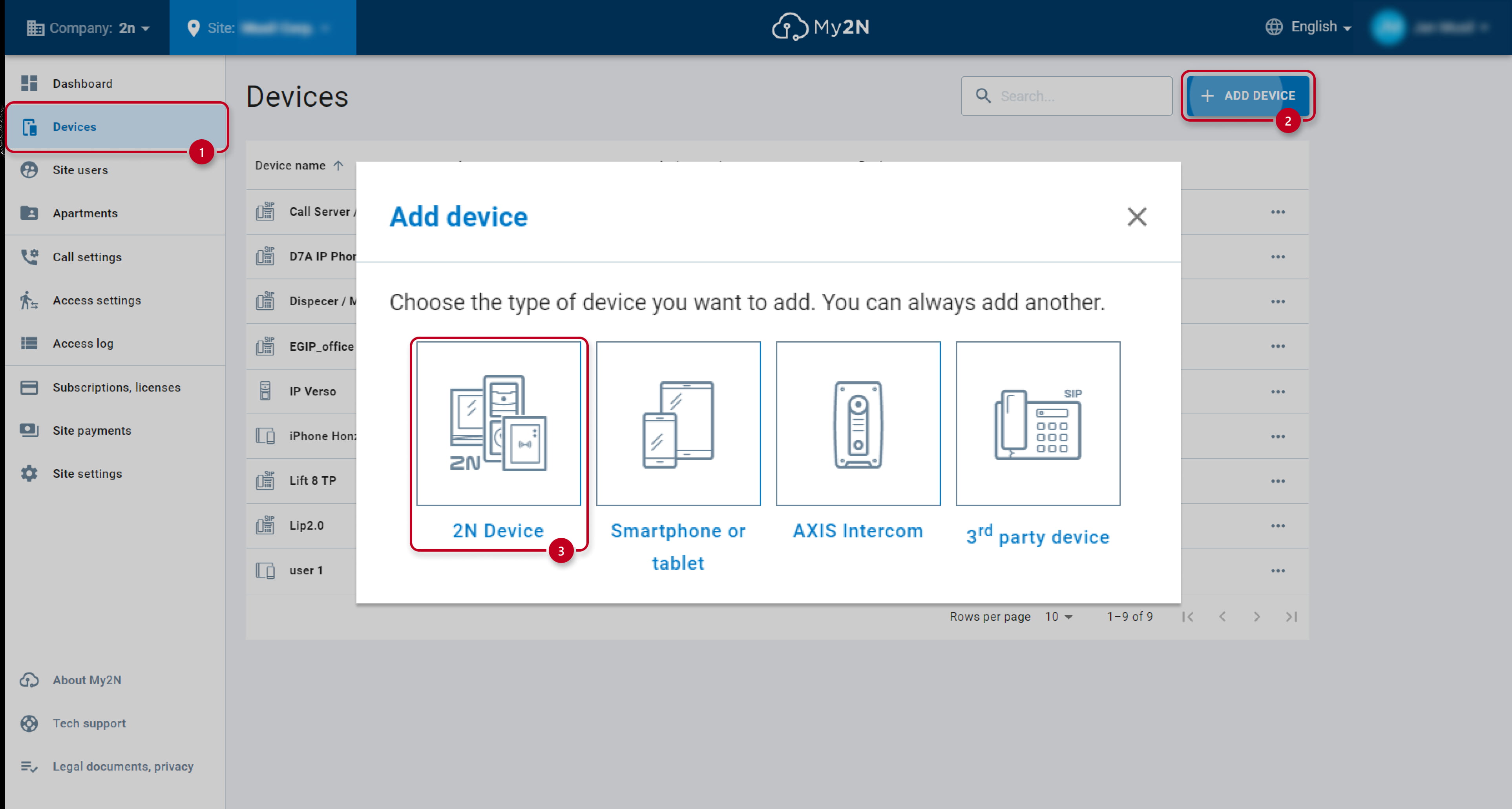 adding a new device