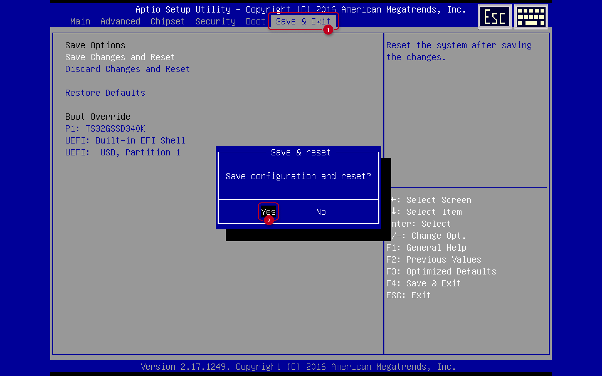Saving configuration of 2N Access Commander box bios