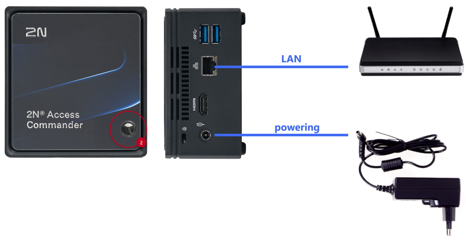 2N Access Commander Box - starting
