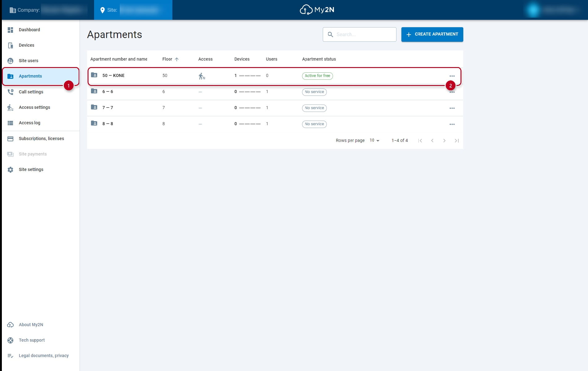 adding user to apartment