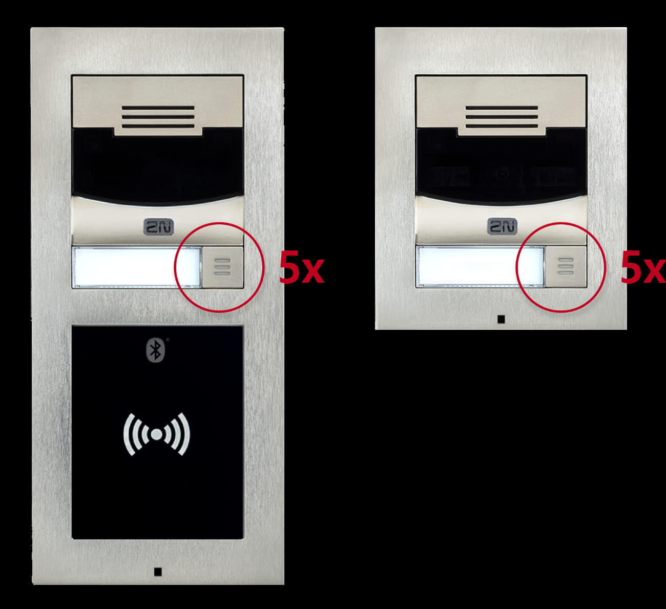2N IP Verso Solo - pressing 5x the dial button