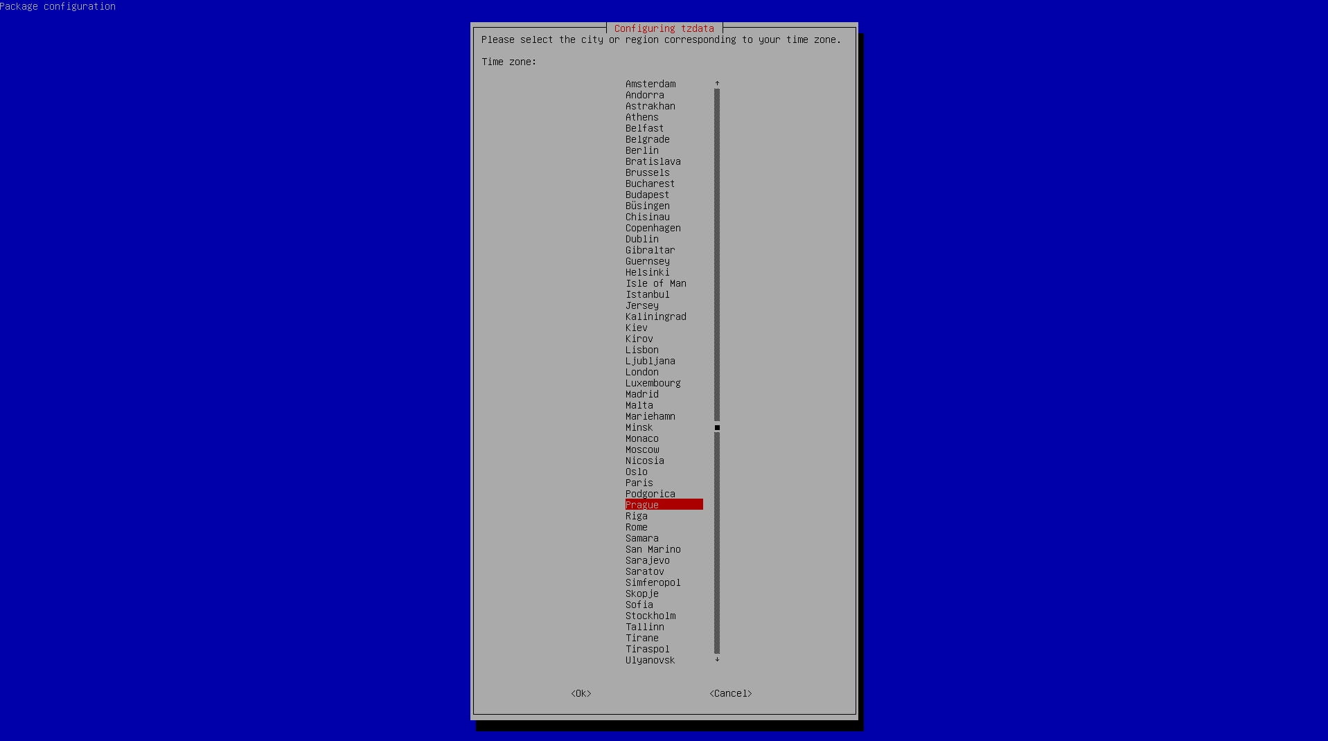 Access Commander Console Timezone City List