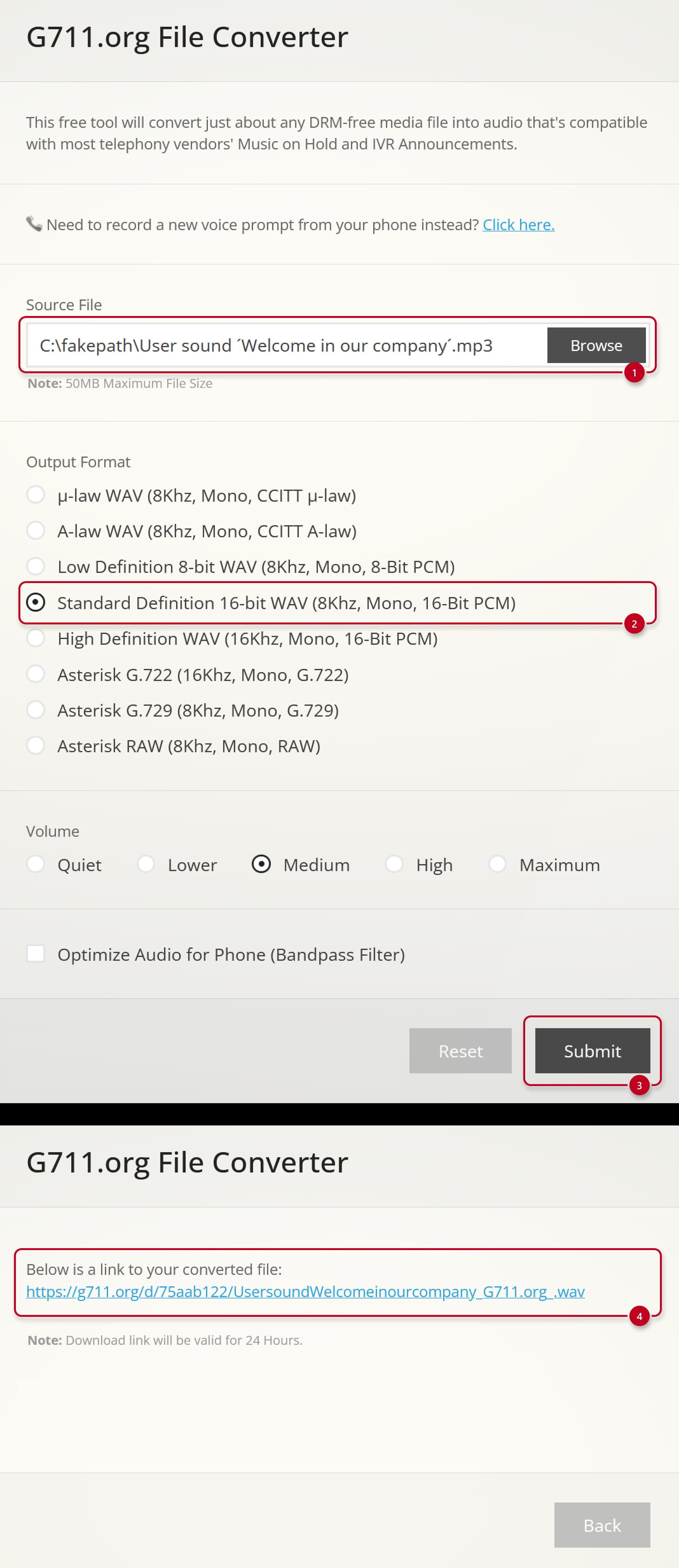 G711.org - Sound file converting for 2N IP intercoms usage