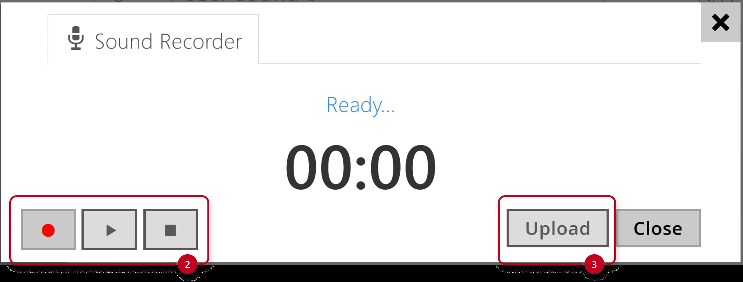 2N IP Intercom - Services - User Sounds - Sound recorder