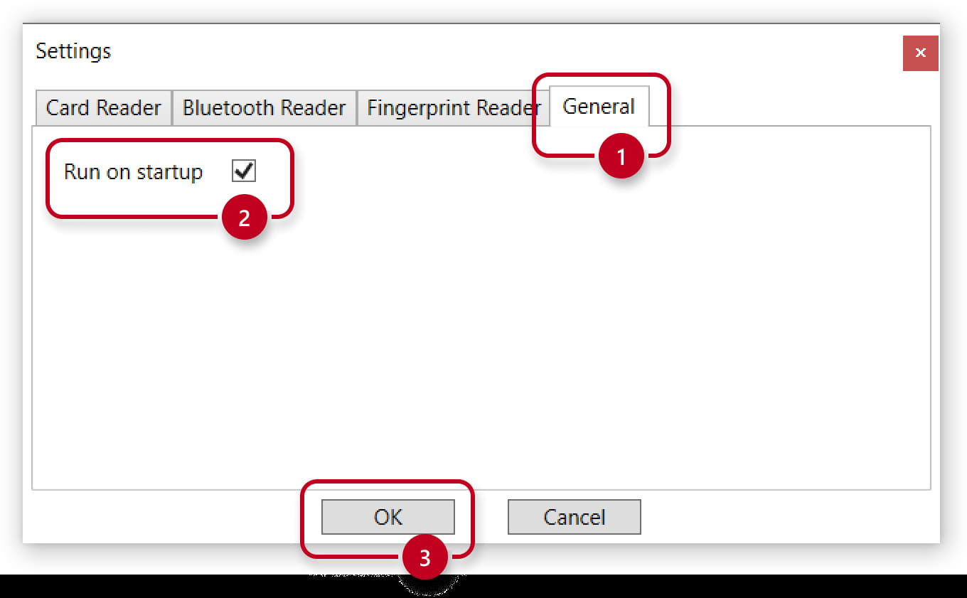 2N USB driver settings - Run on startup