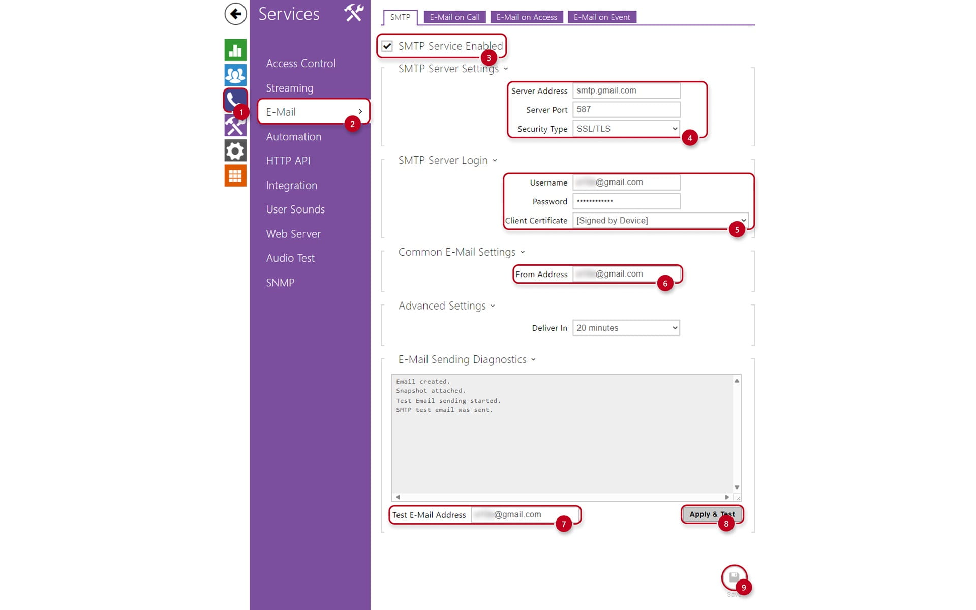 2N OS Email Setup