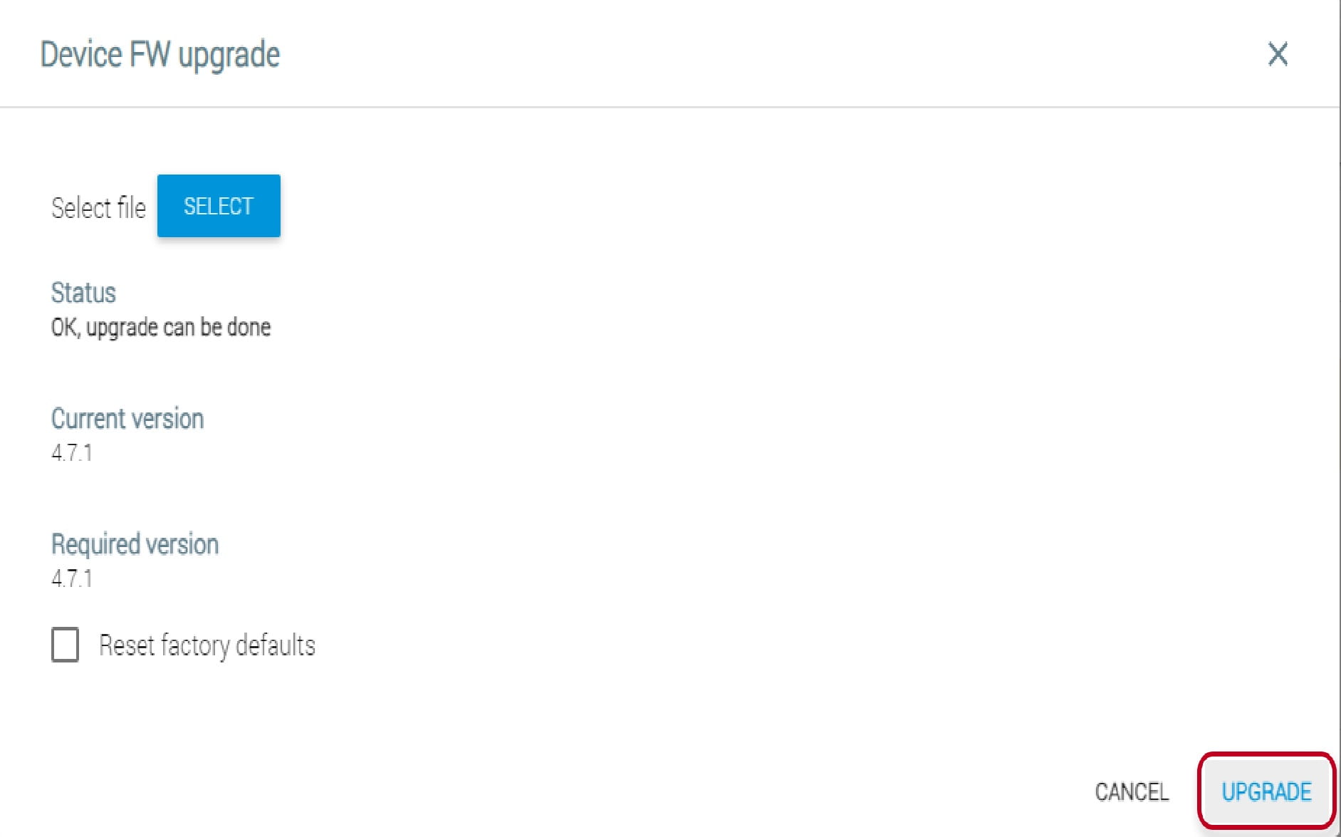 Firmware Update of the Indoor Touch 2.0