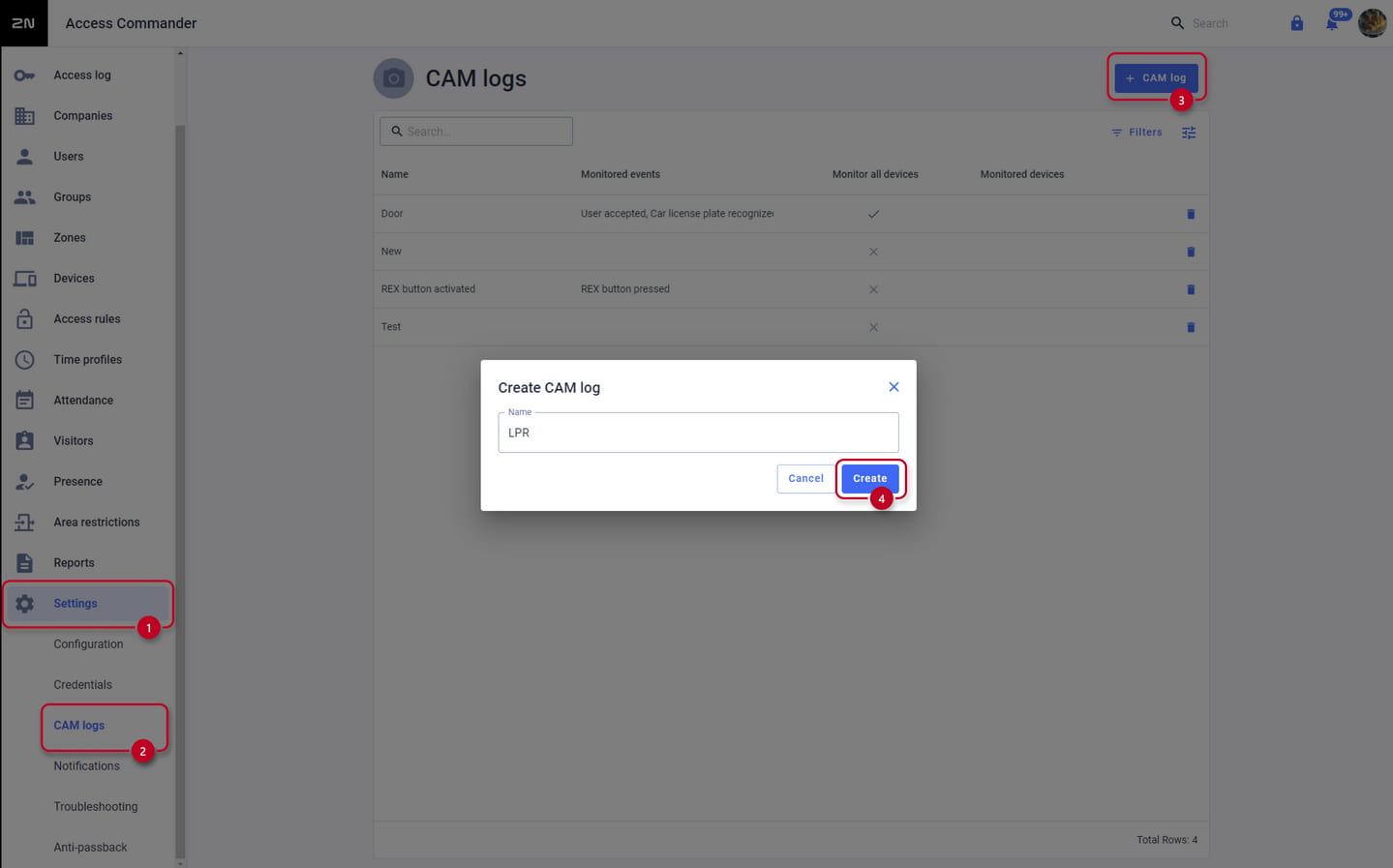 2N_ACOM_Create_CAM_LOGS