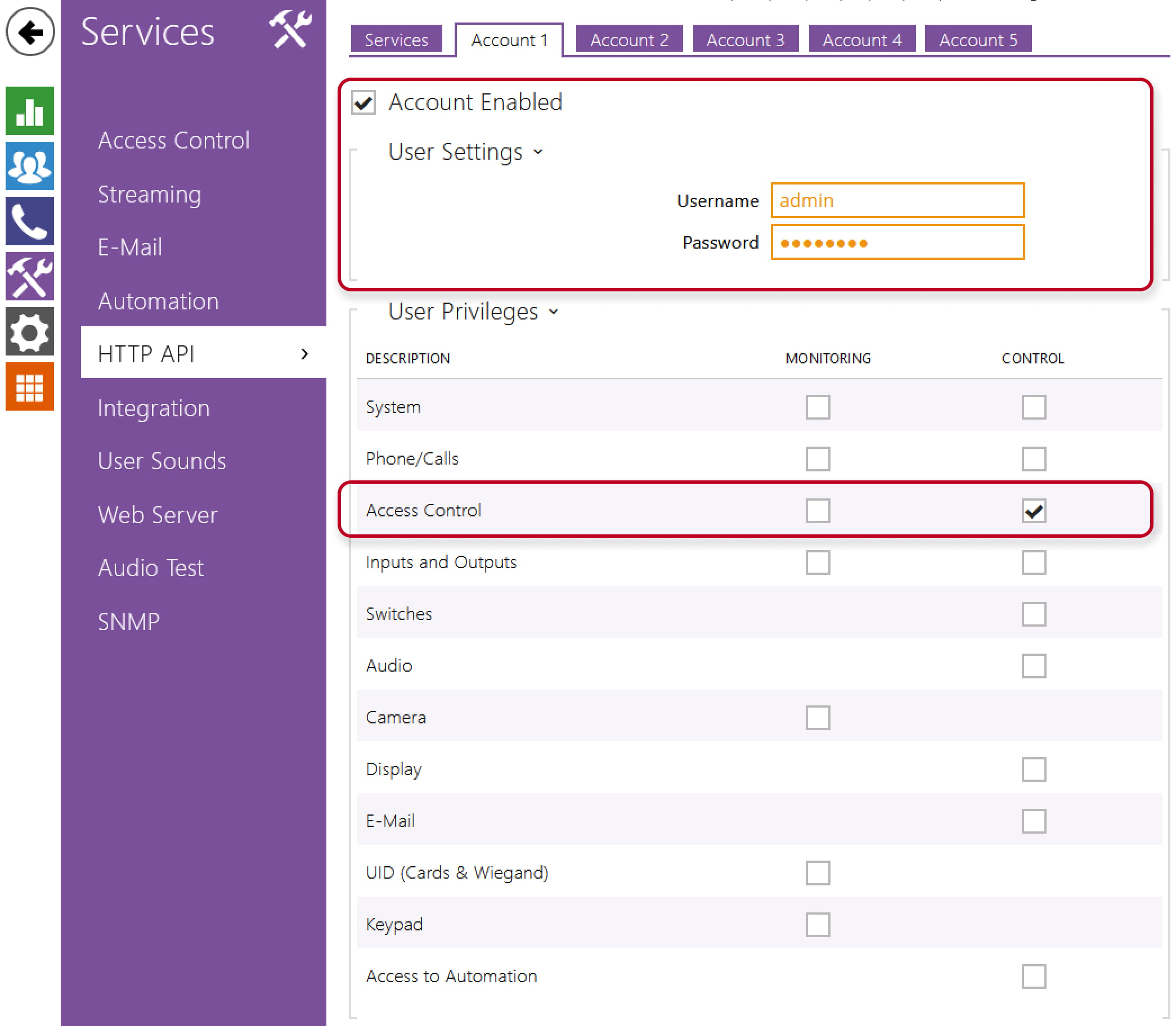 2N_device_Account_1_setting
