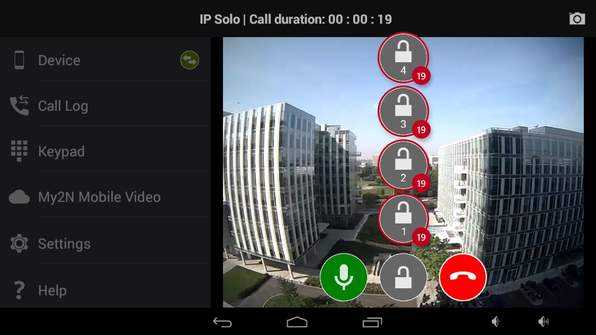 2N Indoor Touch SIP Call Unlocking