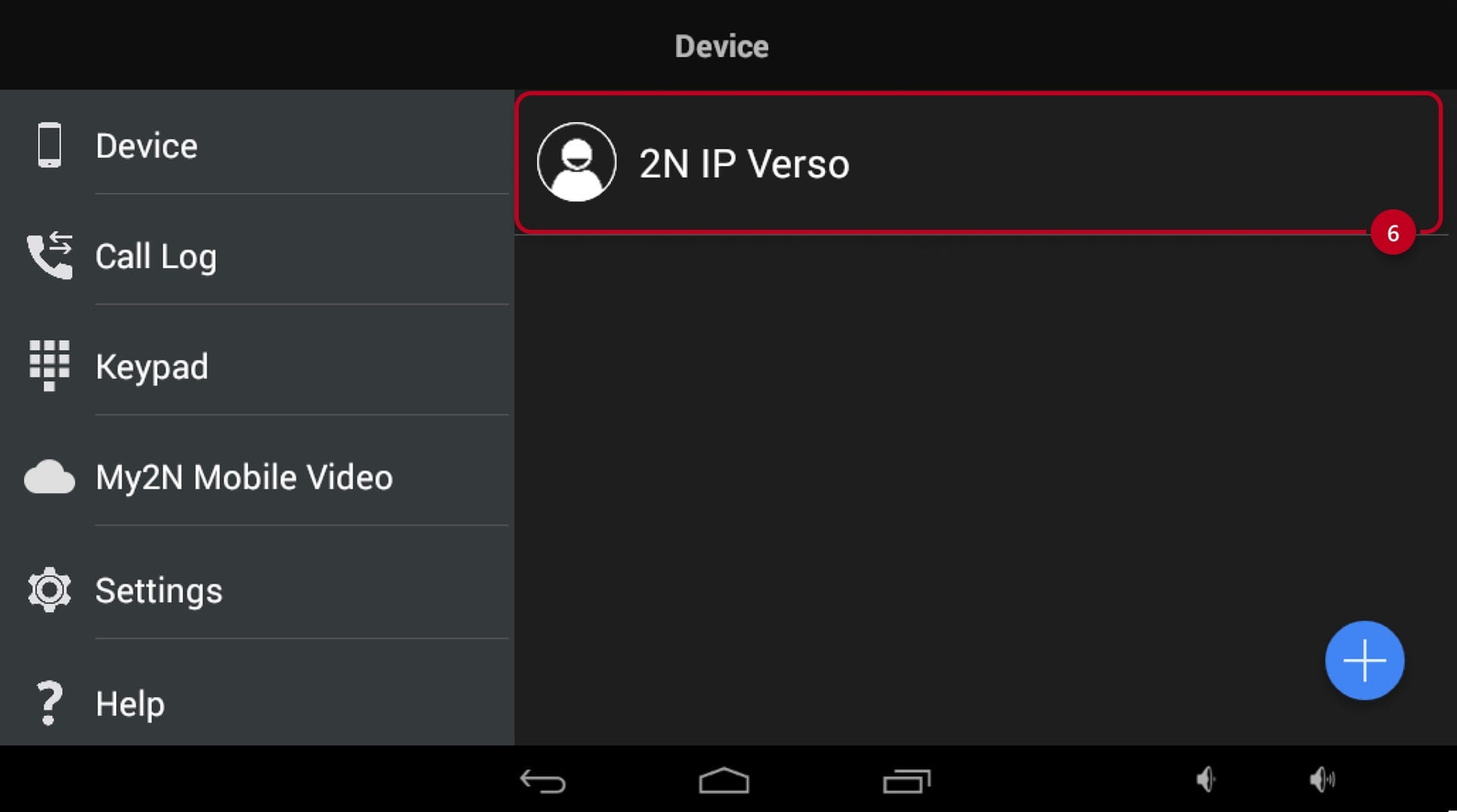 2N Indoor Touch Device Configured