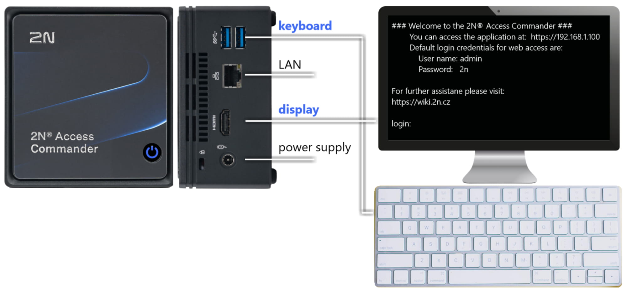 2N Access Commander Box - après redémarrage