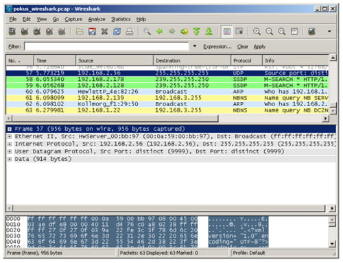 Wireshark.