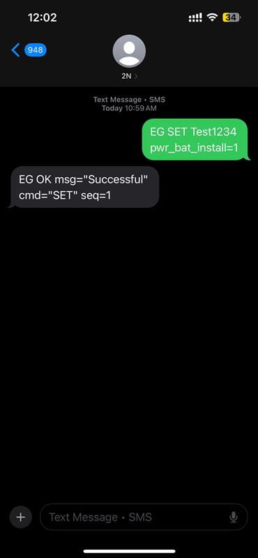 Example of EGIP Battery Reset