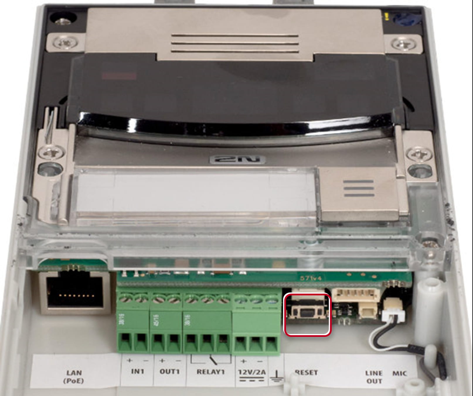 2N IP Verso - Reset button