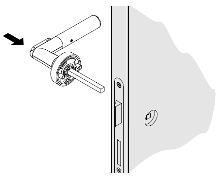 Mounting the 2N Fortin handle