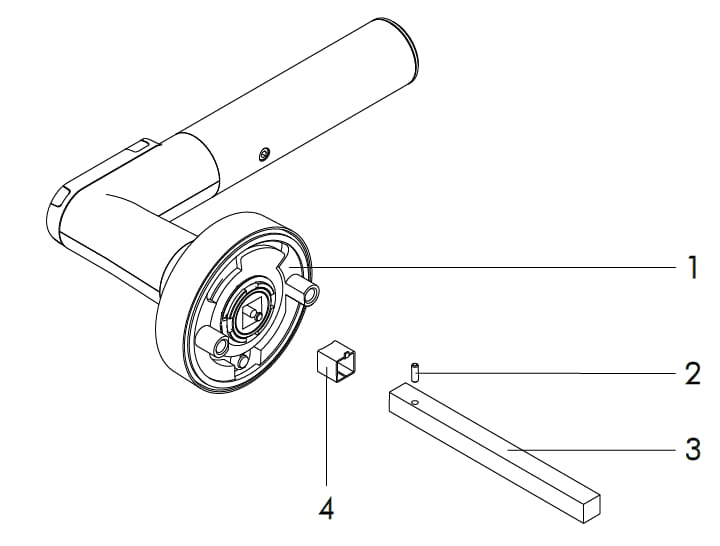 Assembling the square pin 01