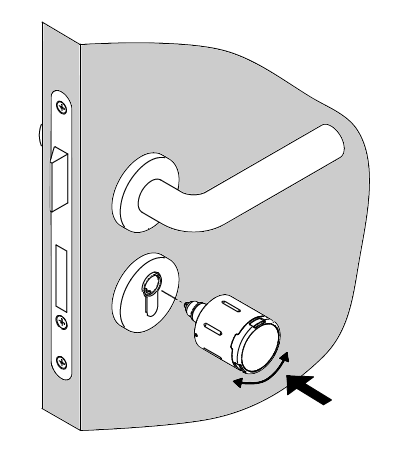 Mounting the cylinder