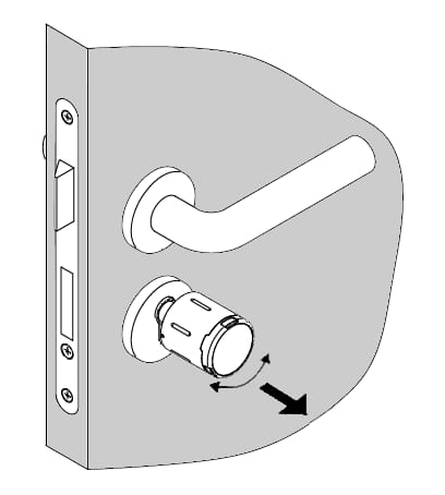 Disassebling the cylinder