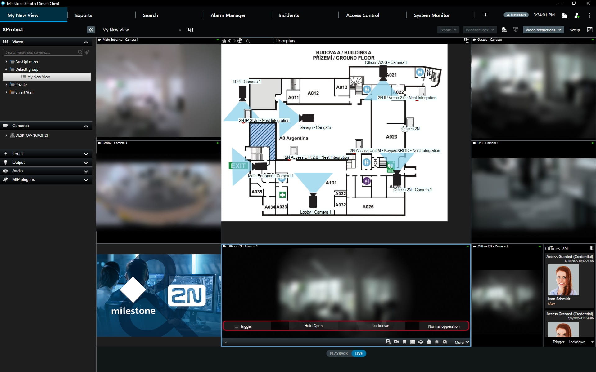 Live Interface Overlay Buttons