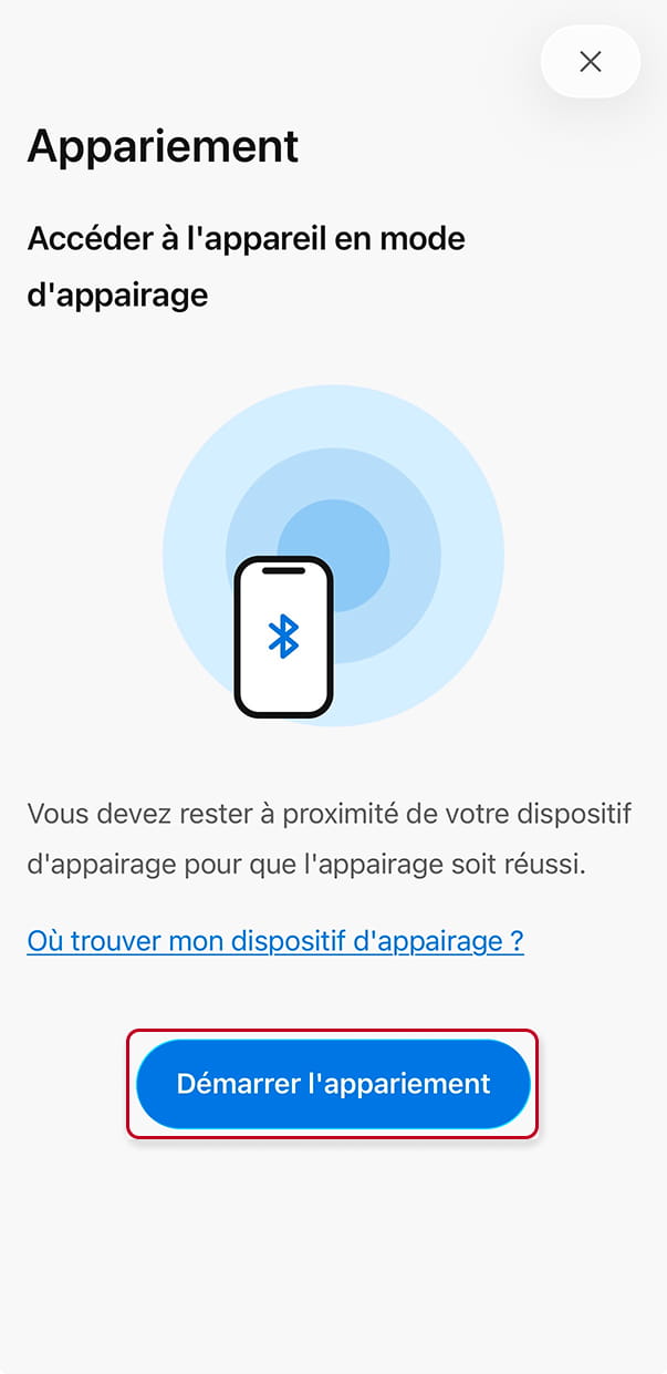 Procédure d’appairage dans l’application My2N (3)