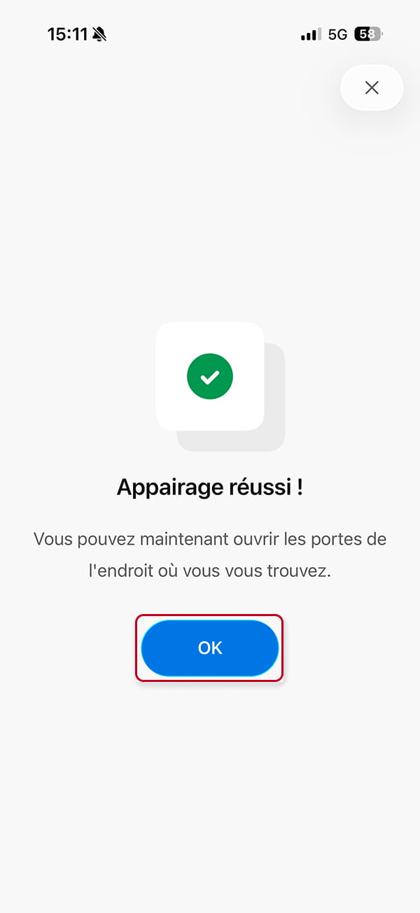 Procédure d’appairage dans l’application My2N (4)