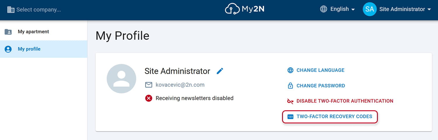 How to enable and use Multifactor Authentication (MFA) in My2N