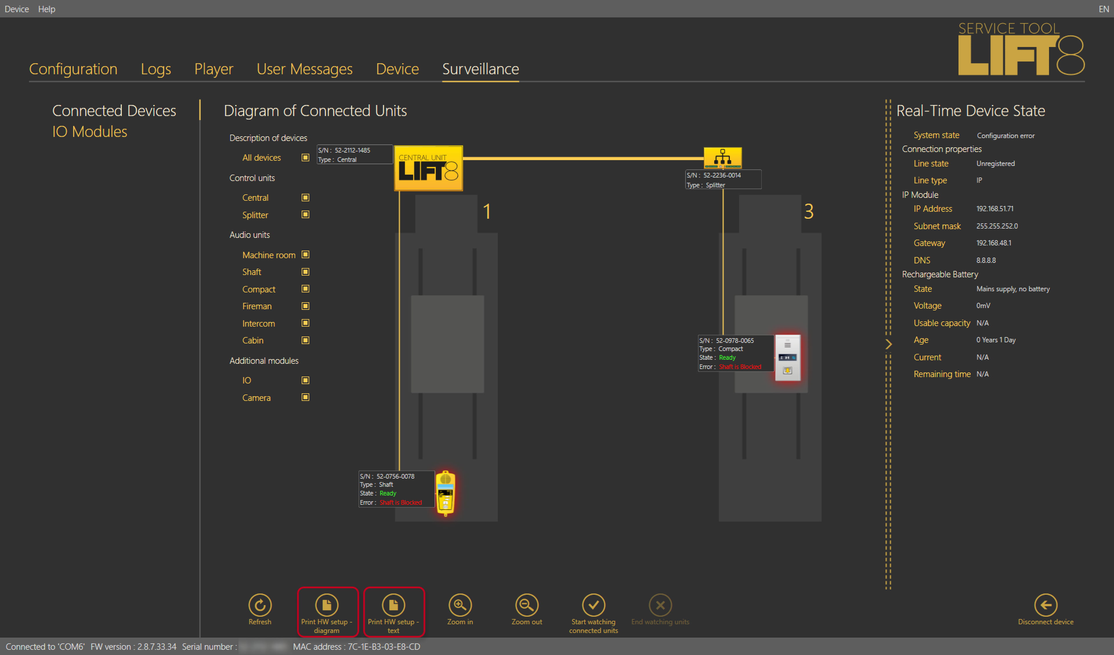 HW setup diagram 