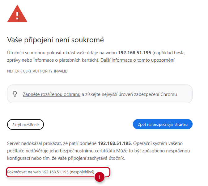 Web interface