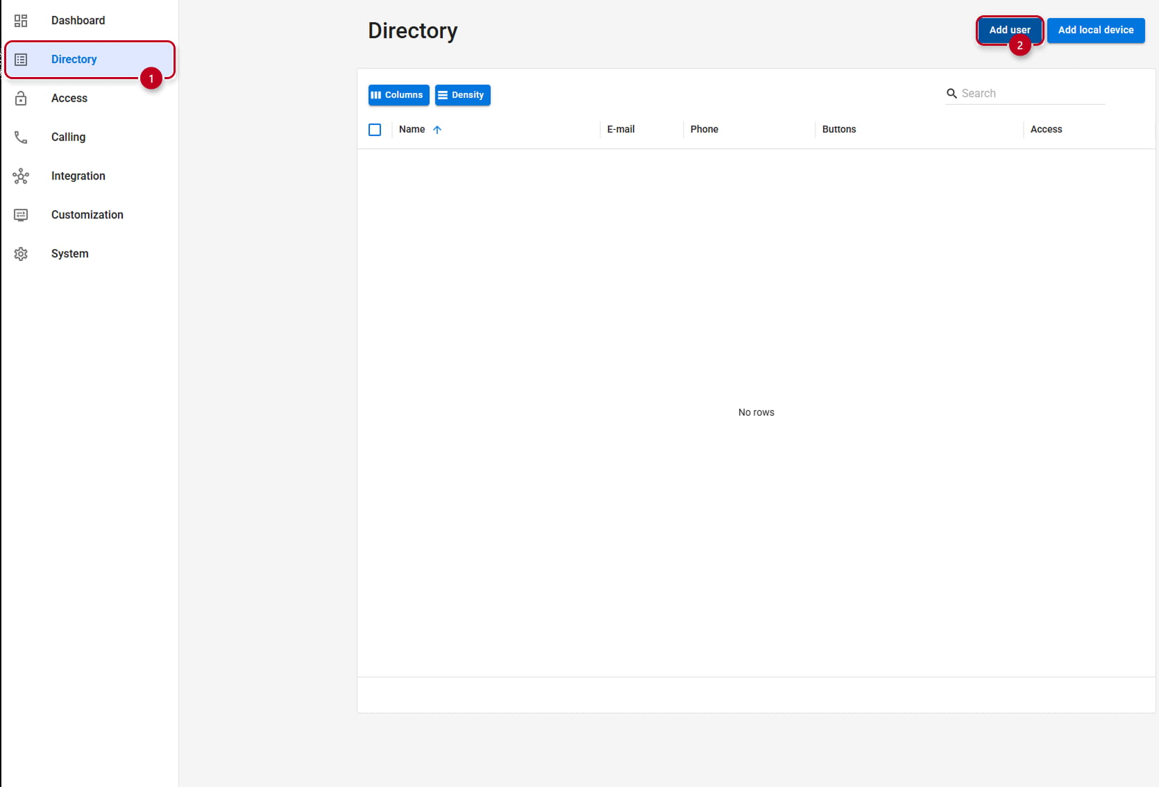 Adding MS Teams users
