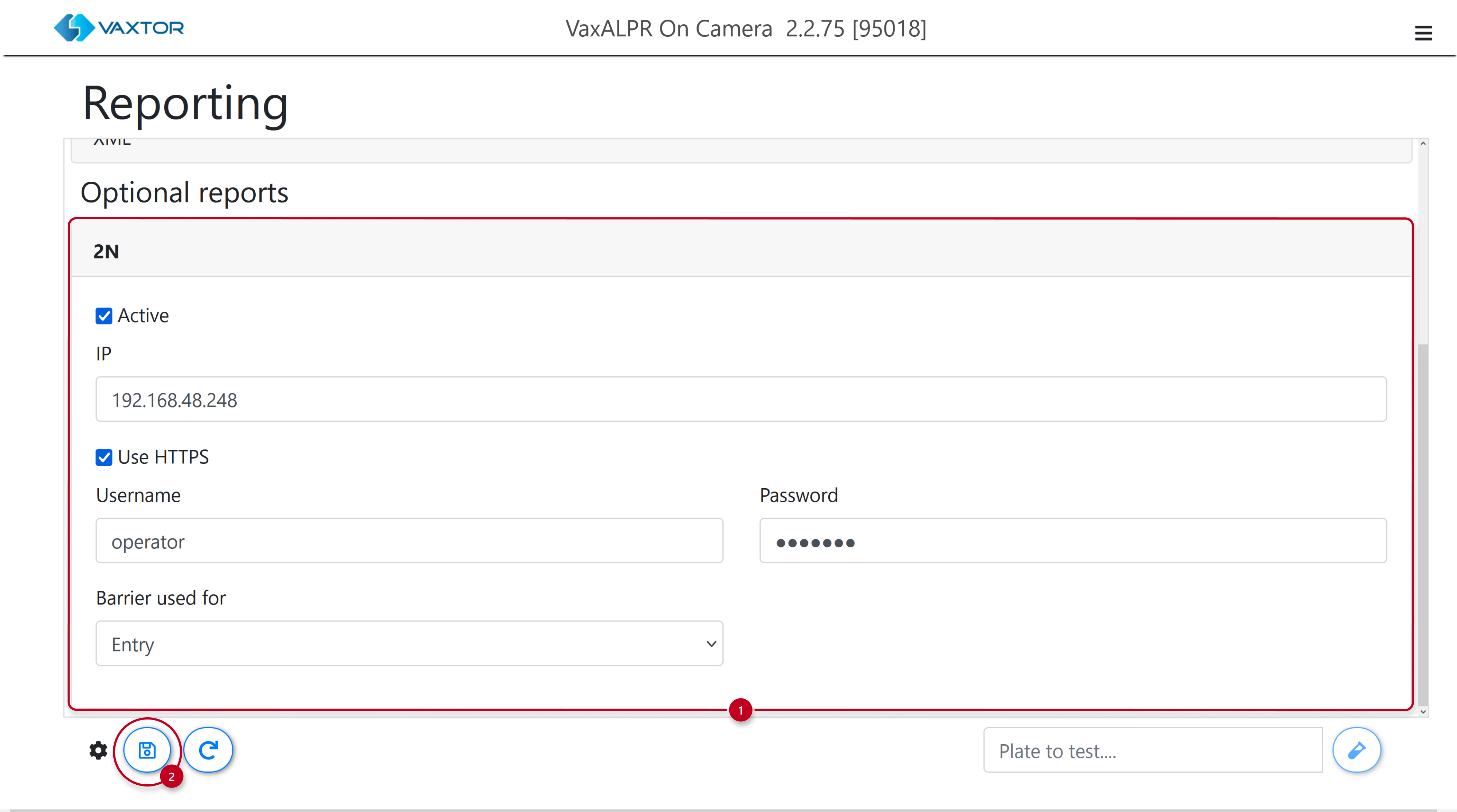 VaxALPR - Reporting