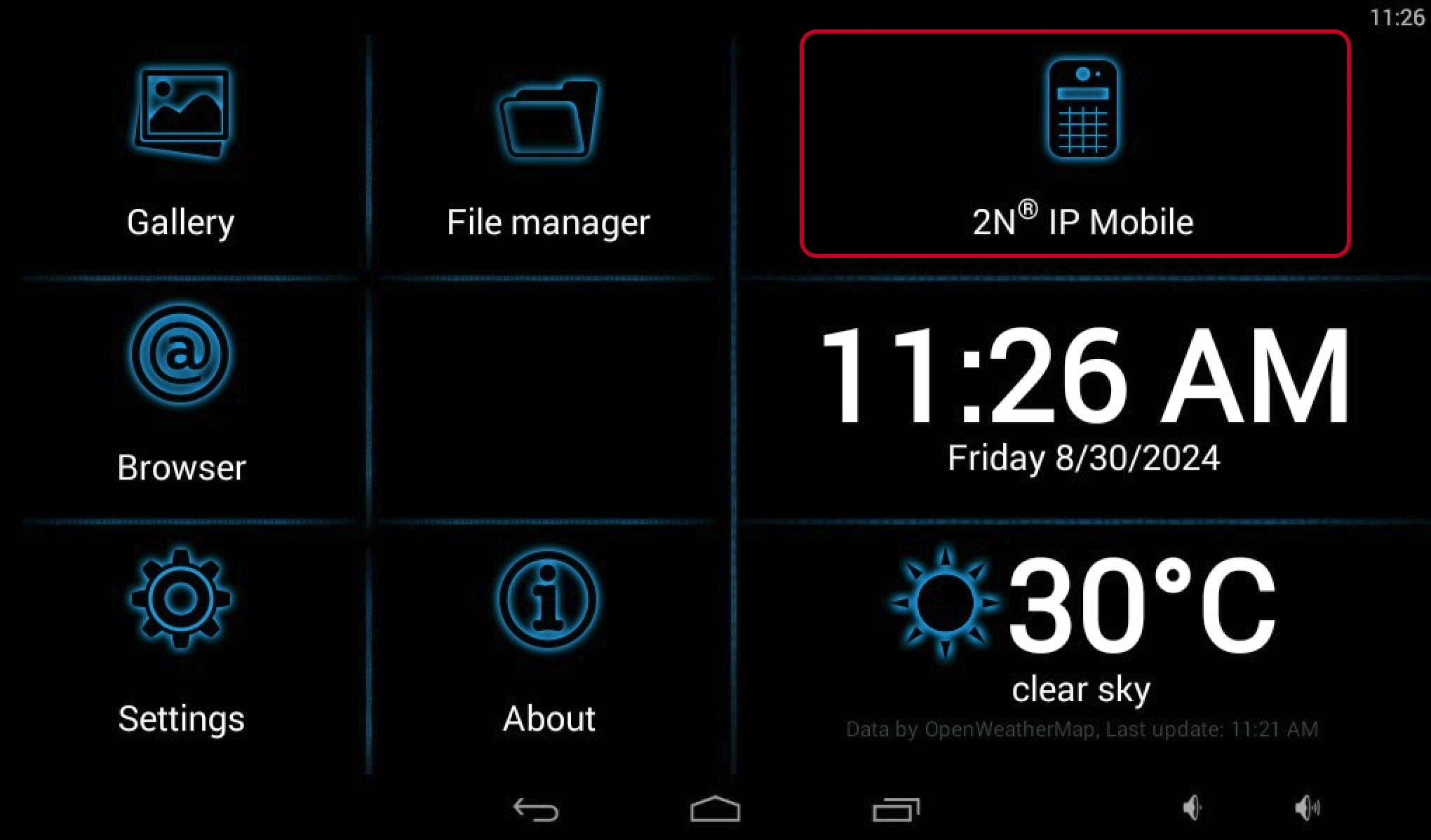 2N_indoor_Touch_tap_on_2N_IP_Mobile