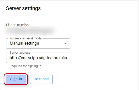 Login into MS Teams