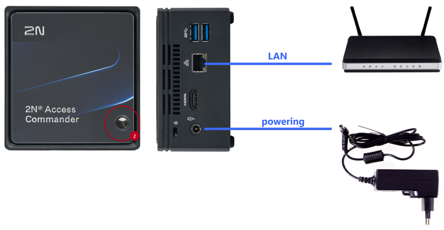 2N Access Commander Box - starting