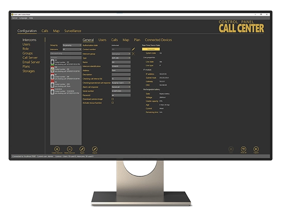 Configuratieopties binnen het 2N Call Center