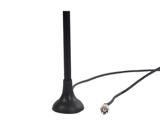 Antenne externe noire avec connecteur SMA