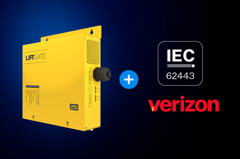2N LiftGate meeting IEC 62443 standard and expanding to Verizon